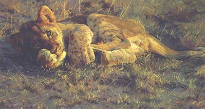 Sunset – Lion Cub- Signed By The Artist								 – Canvas Giclee
								 – Limited Edition
								 – 180 S/N
								 – 
								13 x 23