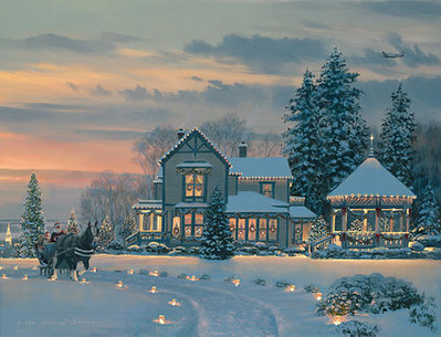 Christmas Eve At The Winchester Inn- Signed By The Artist								 – Canvas Giclee
								 – Limited Edition
								 – 250 S/N
								 – 
								16 x 22