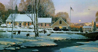 December Of ’45- Signed By The Artist								 – Paper Lithograph
								 – Limited Edition
								 – 1500 S/N
								 – 
								15 1/4 x 31