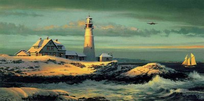 Lightkeeper’s Gift- Signed By The Artist								 – Paper Lithograph
								 – Limited Edition
								 – A/P
								 – 
								16 3/4 x 33 1/2