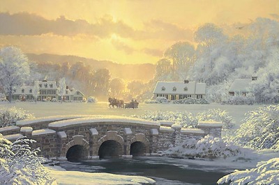 Sleigh Ride At Apple Creek- Signed By The Artist								 – Canvas Giclee
								 – Limited Edition
								 – 75 S/N
								 – 
								20 x 30