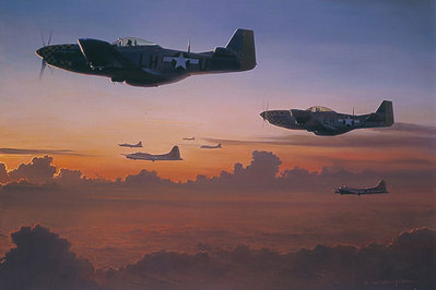The Long Ride Home (P-51)- Signed By The Artist								 – Canvas Giclee
								 – Limited Edition
								 – 112 S/N
								 – 
								21 x 31