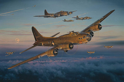 Return Of The Red Gremlin (B-17)- Signed By The Artist								 – Paper Lithograph
								 – Limited Edition
								 – 1000 S/N
								 – 
								14 3/4 x 22