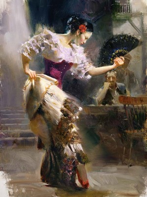 The Dancer – Signed By The Artist – Giclee On Canvas –  Limited Edition