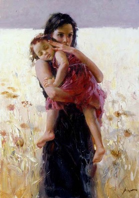 Maternal Instincts – Signed By The Artist – Giclee On Canvas – Limited Edition