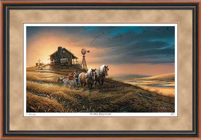 For Amber Waves Of Grain – Framed- Signed By The Artist								 – Paper Lithograph
								 – Limited Edition
								 – 29500 S/N
								 – 
								26 1/2 x 38 3/8
