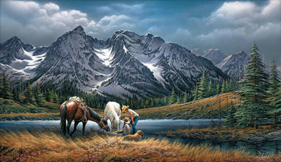 For Purple Mountain Majesties- Signed By The Artist								 – Paper Lithograph
								 – Limited Edition
								 – 29500 S/N
								 – 
								16 1/2 x 28 3/8