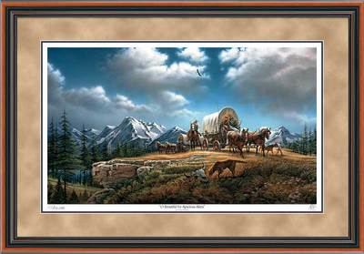 O Beautiful For Spacious Skies – Framed- Signed By The Artist								 – Paper Lithograph
								 – Limited Edition
								 – 29500 S/N
								 – 
								26 1/2 x 38 3/8