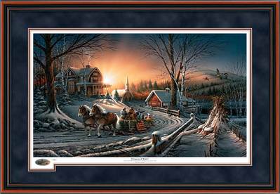Pleasures Of Winter – Framed- Paper Lithograph
								 – Limited Edition
								 – 2011 Numbered
								 – 
								29 1/2 x 42 1/2