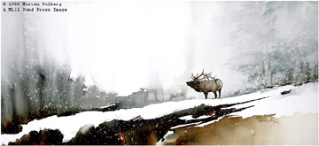 Early Morning Challenge- Signed By The Artist								 – Paper Lithograph
								 – Limited Edition
								 – 950 S/N
								 – 
								19 1/8 x 36 1/2