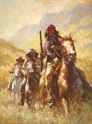 Legend Of Geronimo- Signed By The Artist								 – Canvas Giclee
								 – Limited Edition
								 – 34 A/P
								 – 
								37 x 27