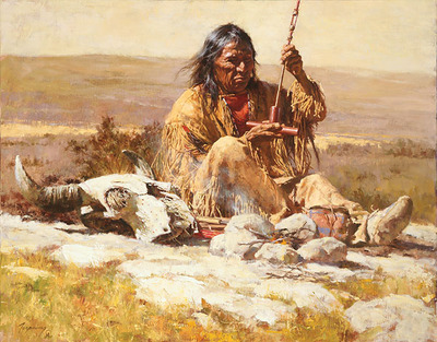 Seeking Wisdom Through The Pipe- Signed By The Artist								 – Canvas Giclee
								 – Limited Edition
								 – A/P
								 – 
								22 x 28