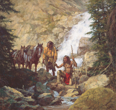 The Trackers- Signed By The Artist								 – Canvas Giclee
								 – Limited Edition
								 – 85 S/N
								 – 
								30 x 32