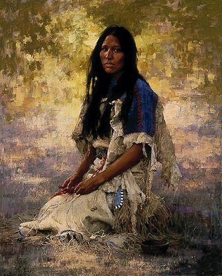 Woman Of The Sioux- Signed By The Artist								 – Paper Lithograph
								 – Limited Edition
								 – 1000 S/N
								 – 
								26 1/4 x 21