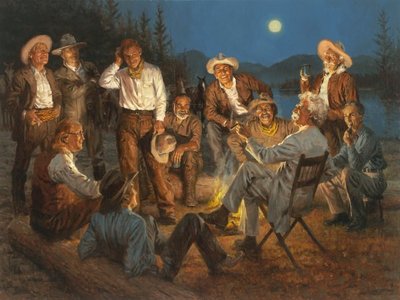 American Storytellers- Signed By The Artist								 – Canvas Giclee
								 – Limited Edition
								 – 195 S/N
								 – 
								30 x 40