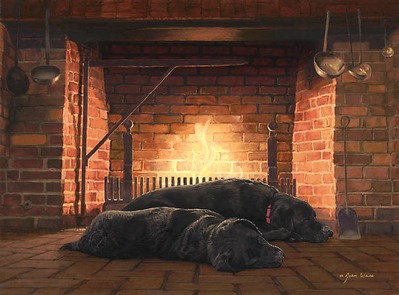 Fireside Friends- Signed By The Artist								 – Canvas Giclee
								 – Limited Edition
								 – S/N
								 – 
								18 x 24