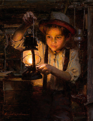 Ethan’s Lantern- Signed By The Artist								 – Canvas Giclee
								 – Limited Edition
								 – 15 A/P
								 – 
								13 x 10								
								 –