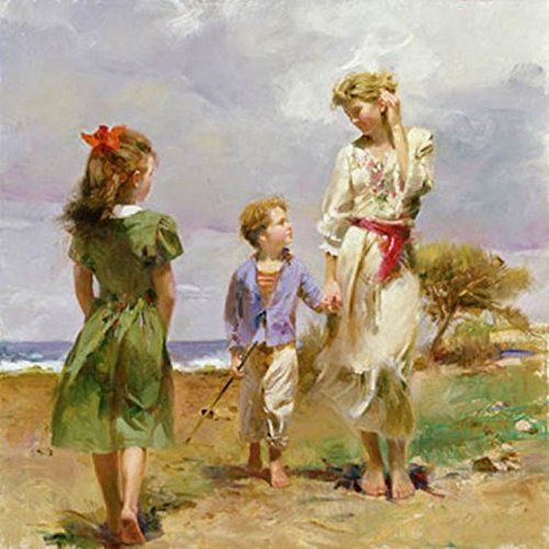 Seaside Retreat- Signed By The Artist- Giclee On Canvas – Limited Edition