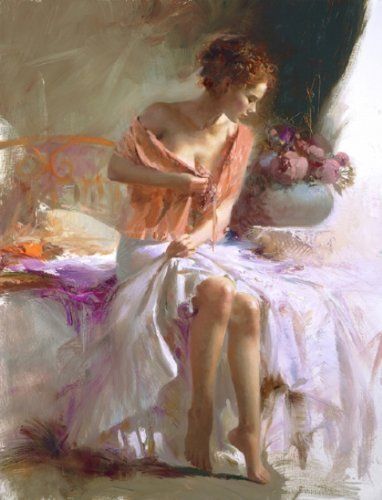 Spring Flower- Signed By The Artist- Giclee On Canvas – Limited Edition