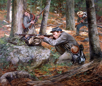 Confederate Sharpshooter– SIGNED BY THE ARTIST – GICLEE ON CANVAS – LIMITED EDITION