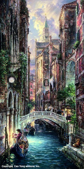 DEJA VU VENICE – SIGNED BY THE ARTIST – ARCHIVAL PIGMENT INK ON CANVAS – LIMITED EDITION