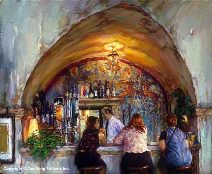 LA COLOMBE D’OR – SIGNED BY THE ARTIST – ARCHIVAL PIGMENT INK ON CANVAS – LIMITED EDITION