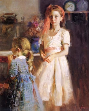 Best Friends– SIGNED BY THE ARTIST – GICLEE ON CANVAS – LIMITED EDITION