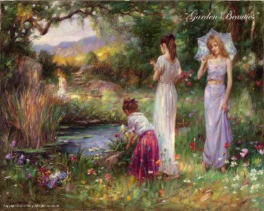 Garden Beauties– SIGNED BY THE ARTIST – ARCHIVAL PIGMENT INK ON CANVAS – LIMITED EDITION
