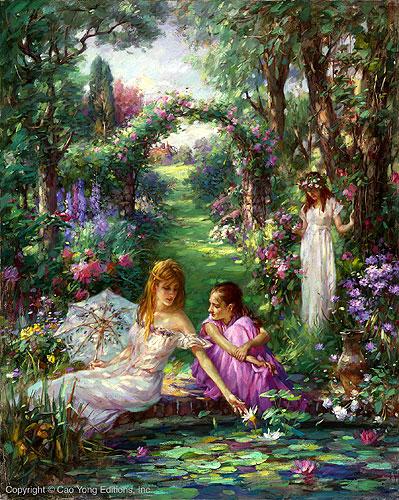 Lily Pond– SIGNED BY THE ARTIST – ARCHIVAL PIGMENT INK ON CANVAS – LIMITED EDITION