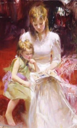 Story Time– SIGNED BY THE ARTIST – GICLEE ON CANVAS – LIMITED EDITION