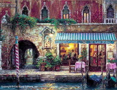 Venice Nights– SIGNED BY THE ARTIST – ARCHIVAL PIGMENT INK ON CANVAS – LIMITED EDITION